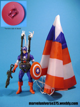 Paratrooper Captain America Wave 1 3.75 Deluxe